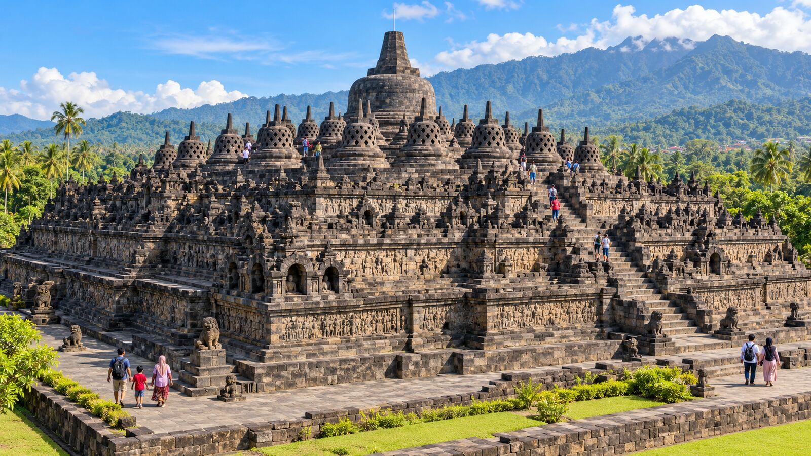 Stupa-stupa Candi Borobudur